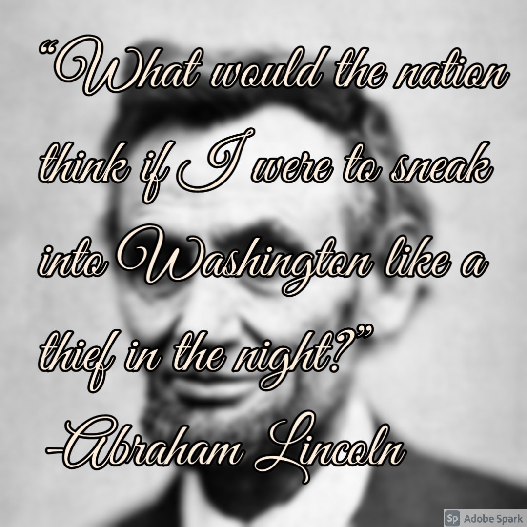 When Pinkerton told Lincoln of the threat to his life in Baltimore, Lincoln worried that avoiding Baltimore on his inaugural trip to Washington wouldn't be received well. Check out the full episode for more! buff.ly/2F2DxR9
