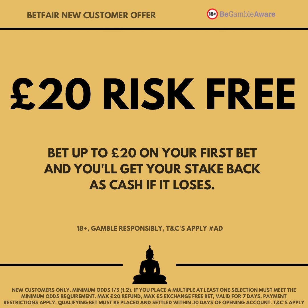Betting_Buddha's tweet photo. Europa League #DoubleYourMoney

Load bet ➡️ https://t.co/CtCKTVETKJ

Join Betfair with the link below and get a £20 risk free bet to start with: https://t.co/ecj1miKAHB

18+, Gamble Responsibly, T&amp;C’s Apply, #Ad https://t.co/NuwF3kS7GD