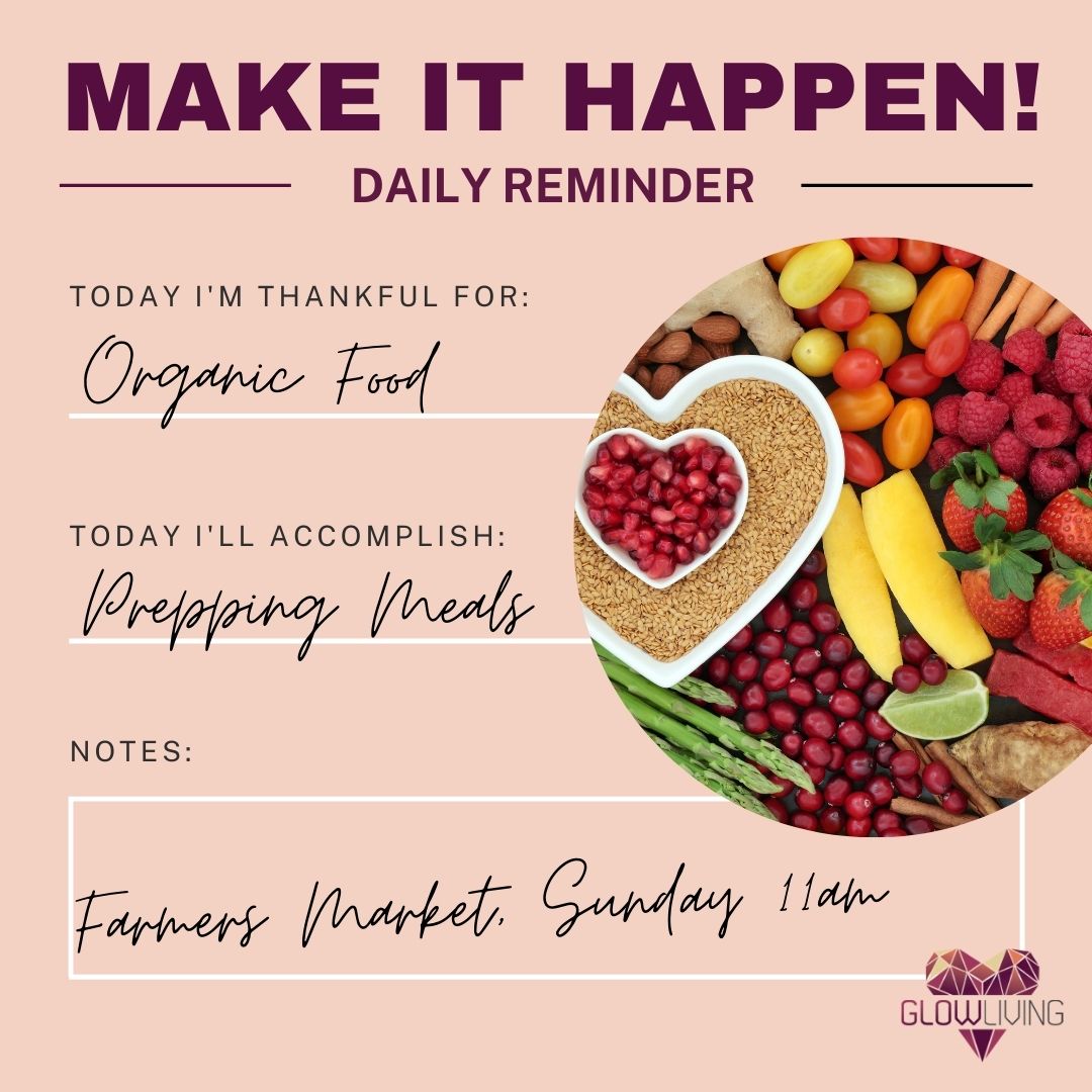 Today, focus on eating for #health and #nutrition. Use Spring energy as forward momentum to manifest your #goals. Follow our reminders to #MakeItHappen. Prioritize yourself by signing up for Root-to-Rise on Udemy bit.ly/RTR-Udemy #roottorise