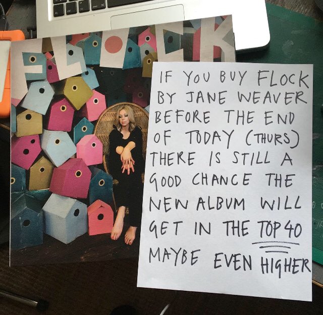 Let’s change the face of “popular music” TOGETHER! The LOVE for this <a href="/JanelWeaver/">Jane Weaver</a> record is spreading like wildfire ❤️🔥
/// If real record shops are closed by the time you see this then Bandcamp is one of the many great independent online outlets where your purchase will COUNT🦇