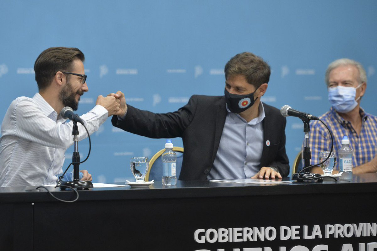Kicillofok's tweet photo. Los acuerdos son parte del Plan Estratégico de Infraestructura que lleva adelante el ministro @agussimone y avanza en todo el territorio bonaerense. https://t.co/izLk2js6dy