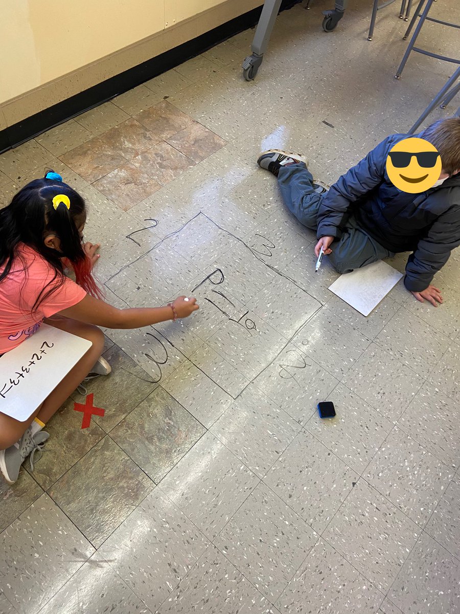 LMyersUNCGMSPS's tweet image. Students @UNCGMSPS enjoyed using the floor tiles in our classroom to apply their knowledge of area and perimeter. #mathematicians #UNCGmsps