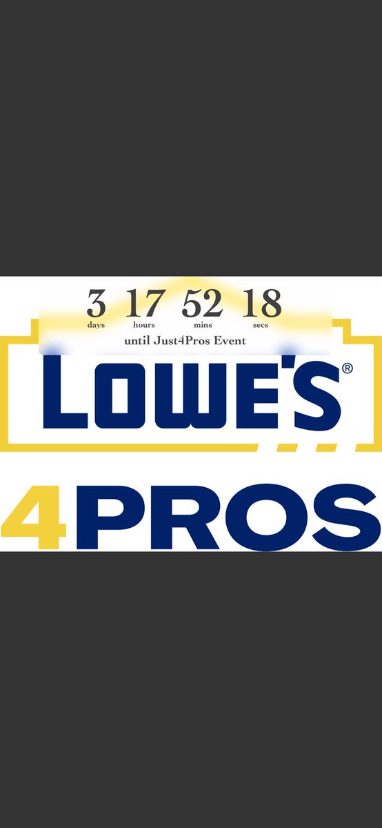 ShaneGagne76's tweet photo. Almost there! Looking forward to an awesome event for our pros! #lowesknowspros #just4prosevent https://t.co/ARxuMIyW8D