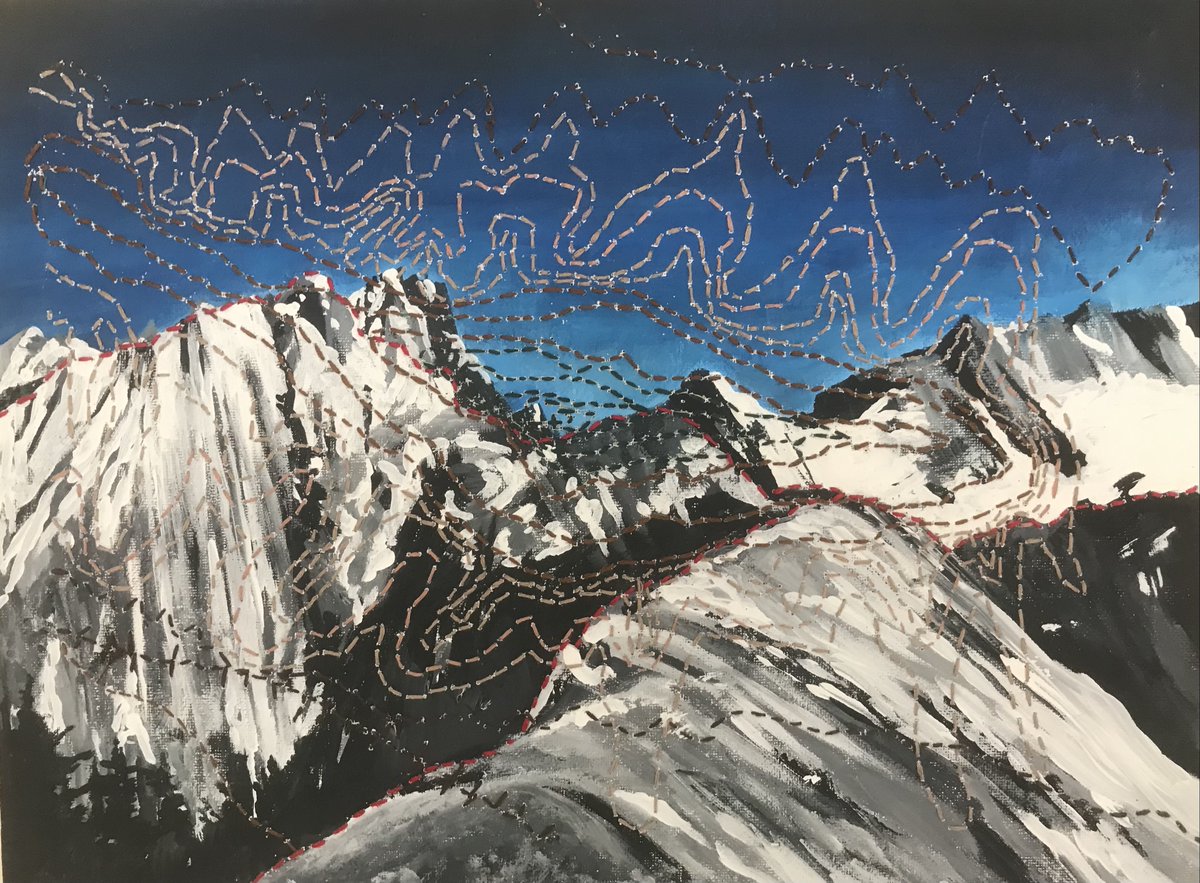 banffcentre's tweet photo. Extended Media Artist by night and Board &amp; External Relations by day, introducing our next featured staff artist, Kristen Pauch-Nolin.

@TriTuffy draws and paints when she's not working closely with our board of governors and managing public sector grants. #StaffArtistSpotlight https://t.co/k7IhkagkE3