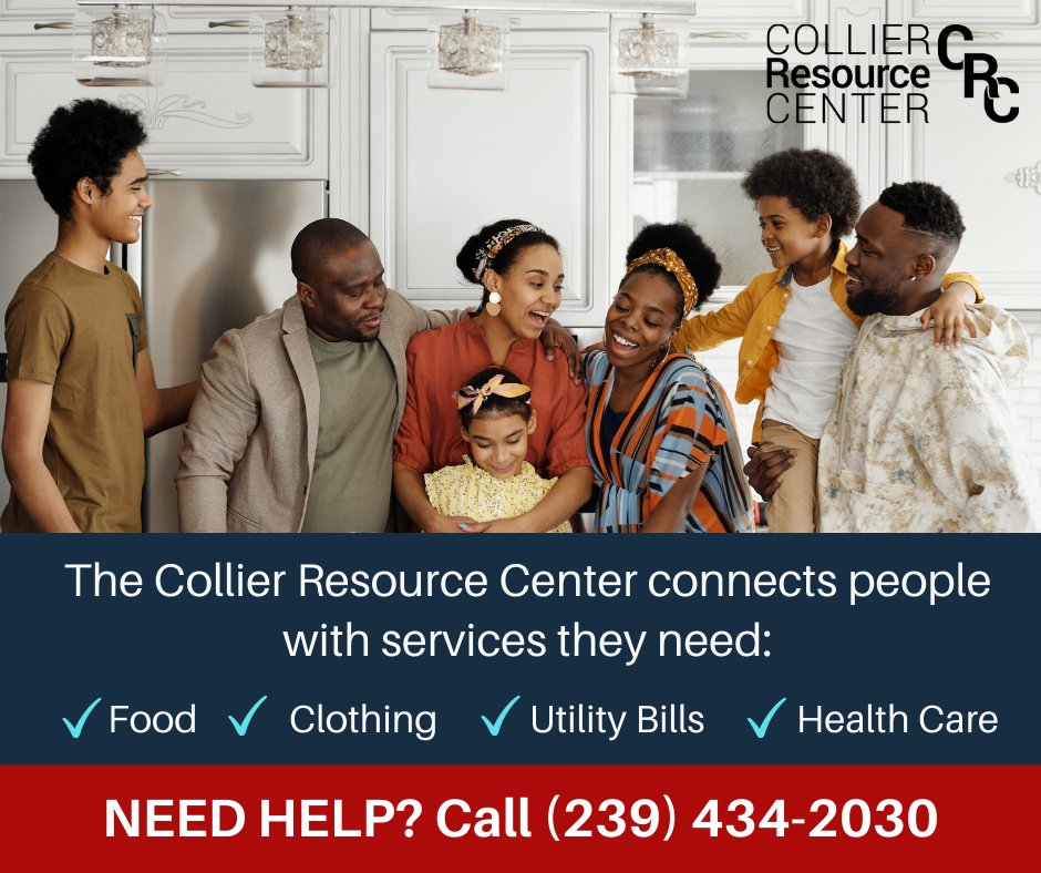 CollierCenter's tweet image. If you or someone you know needs help, CRC is here to help connect people with assistance. Free and confidential. For assistance, call (239) 434-2030.
#naplesfl #immokalee #goldengateparksf #swflstrong #colliercounty #naplespark #swfl