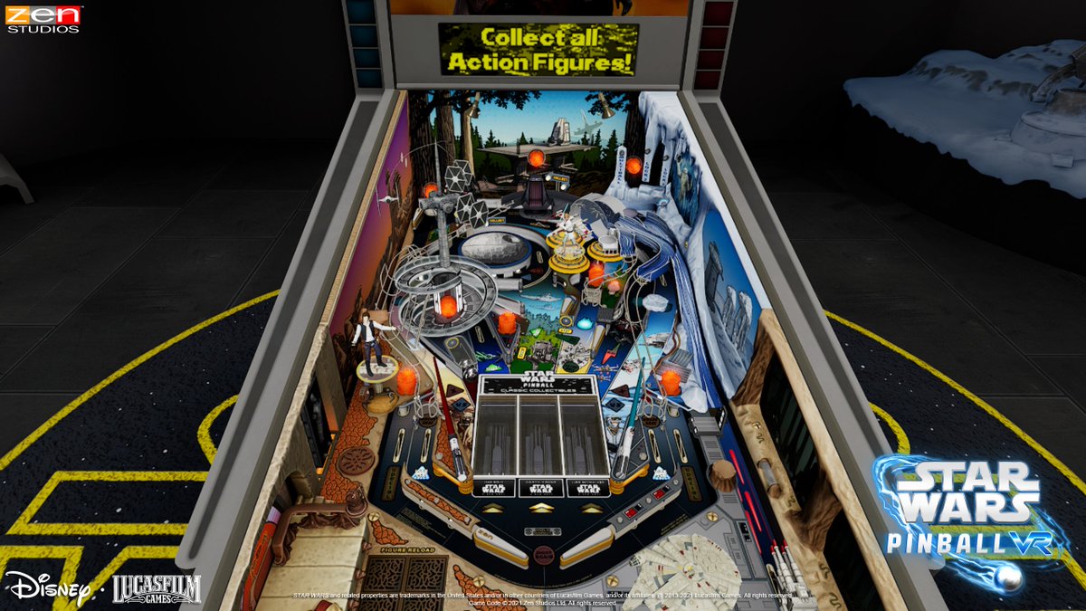 The Classic Collectibles table focuses on the Classic Trilogy era Episodes IV, V, and VI! Which one is your favorite movie from these and why?

#StarWars #vr #pinball