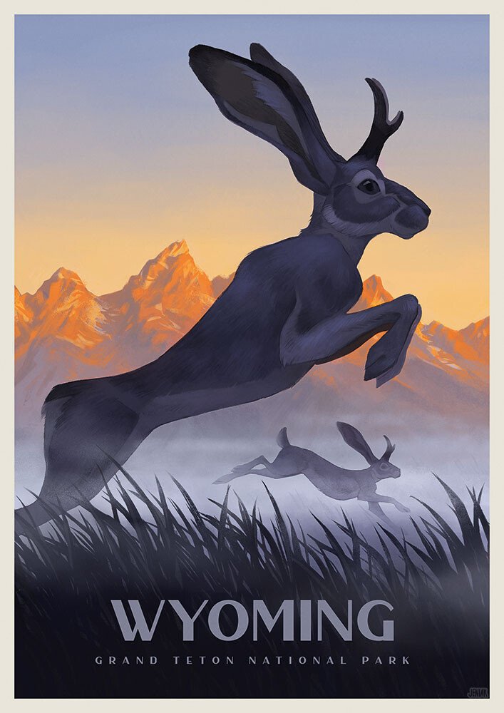 These Cryptid Tourism Posters by @JJENIAC are gorgeous. 😍