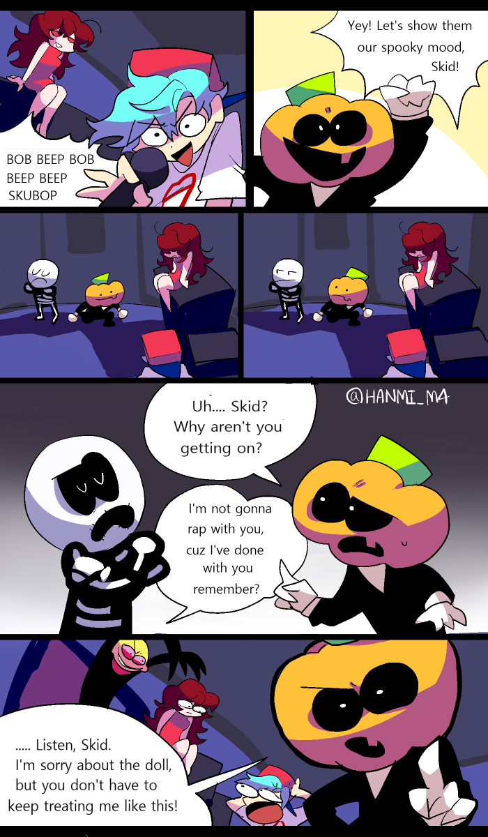 _pelma's tweet photo. #spookymonth #Srpelo #skidandpump 
#FNF #fridaynightfunkin 
I swear I'll gonna make them reconciled....... https://t.co/q5kt1mrQ6b