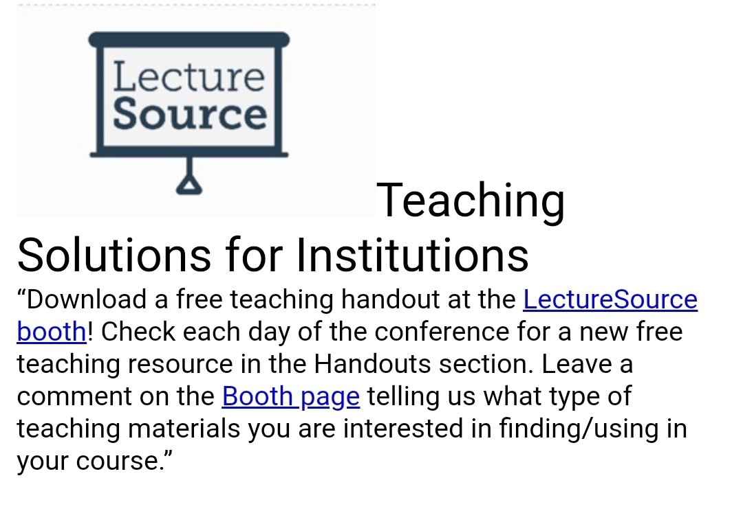 lecturesource's tweet image. #nemla21 attendees: stop by our virtual booth for a FREE teaching material!