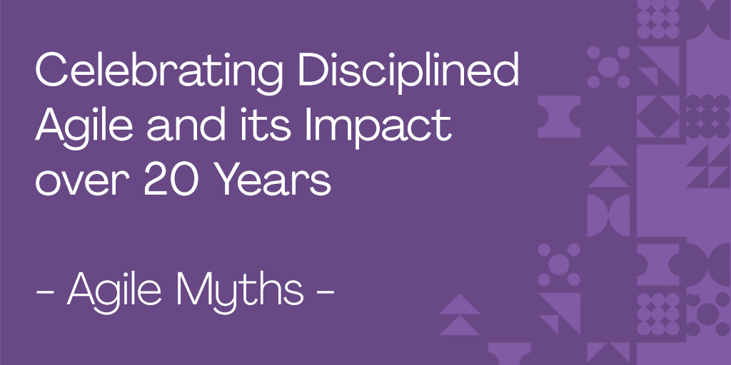 PMITORONTO's tweet image. In February, PMIT participated in the #Agile20Reflect Festival by hosting a lunch n learn that looked at Disciplined Agile and examined some Agile myths. We have prepared an article with highlights from the presentation.

Short Agile20Reflect article &amp;gt; ow.ly/CXNC30rAd86