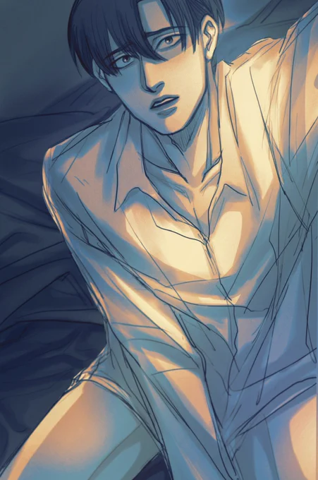 full view of levi's snaps to erwin 💀

#eruri #エルリ #leviackerman #進撃の巨人 