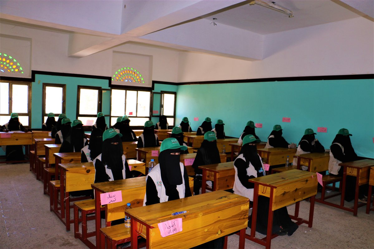 fmfyemen's tweet photo. Today marks the conclusion of the diagnostical training for community #health volunteers on preventative nutrition and delivering public awareness messages to their communities to refer cases of malnutrition in order to help kids from food-insecure households
funded by @WFPYemen https://t.co/v7O3QuGHXs