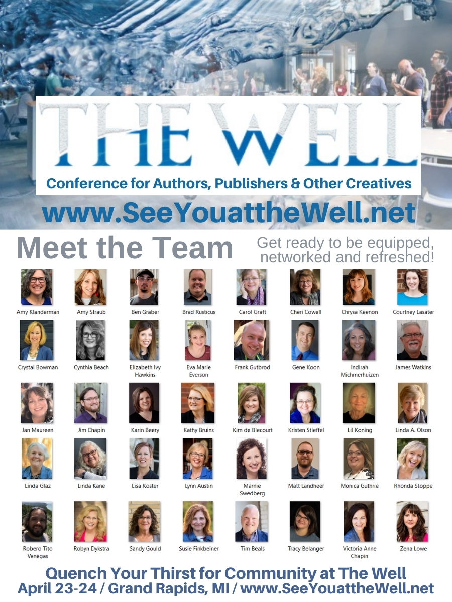 YOU are invited to join me at The Well Conference for Creatives April 23-24. Find out more at: SeeYouattheWell.net #TheWell #seeyouatthewell #seeyouatthewell2021  #networking #refreshing #christiancreatives #writers #speakers #publishing #marketing #agents #worship #prayer