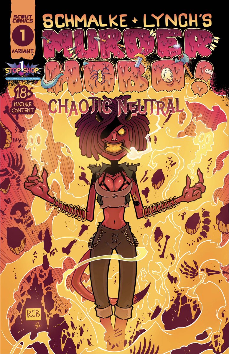 1StopGamesComix's tweet photo. MURDER HOBO CHAOTIC NEUTRAL #1 Exclusive by Ryan G Browne! - https://t.co/EFUjbSngzi https://t.co/UoM96dYcLs