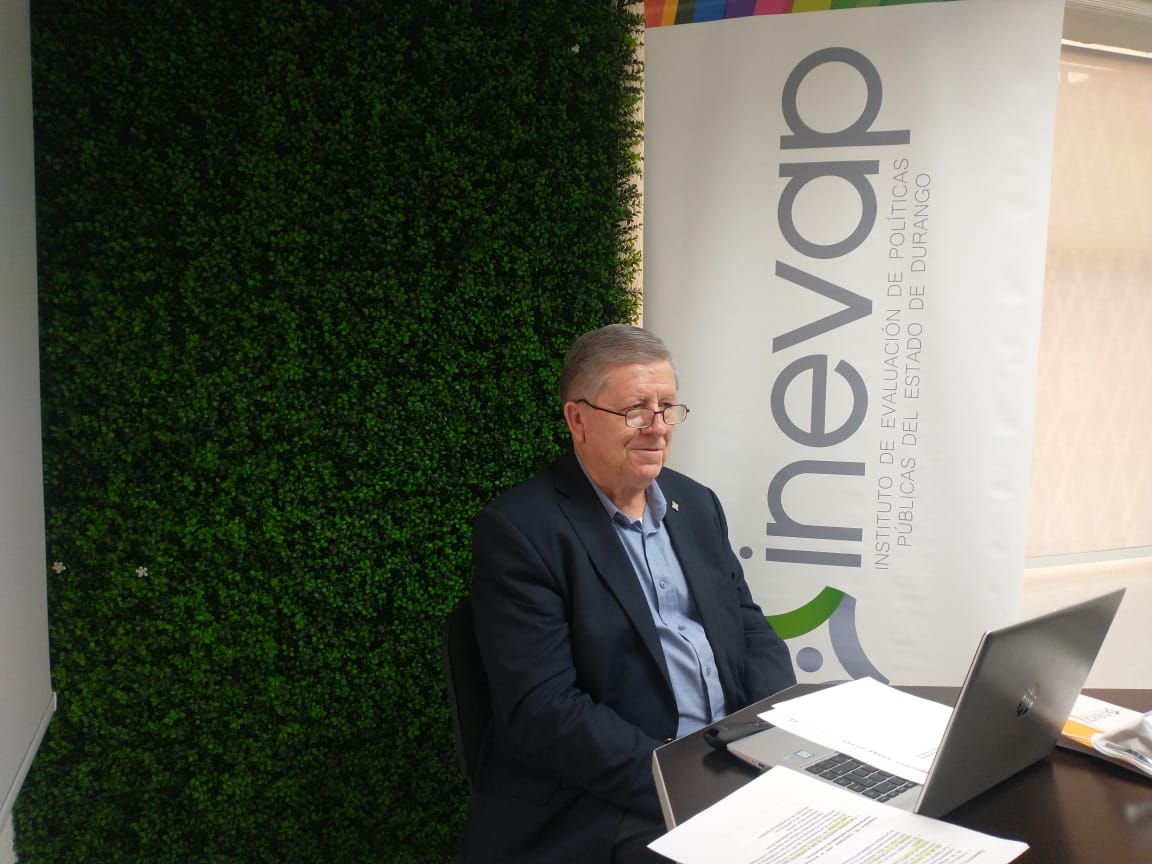 inevap_dgo's tweet photo. El Mtro. Juan Gamboa, Consejero Presidente del Inevap, participa en el #panel «Desafíos para la incorporación del presupuesto basado en resultados a nivel subnacional» que se desarrolla en la Conferencia Internacional de Evaluación #CIEval2021. https://t.co/I5Zicf2jQd