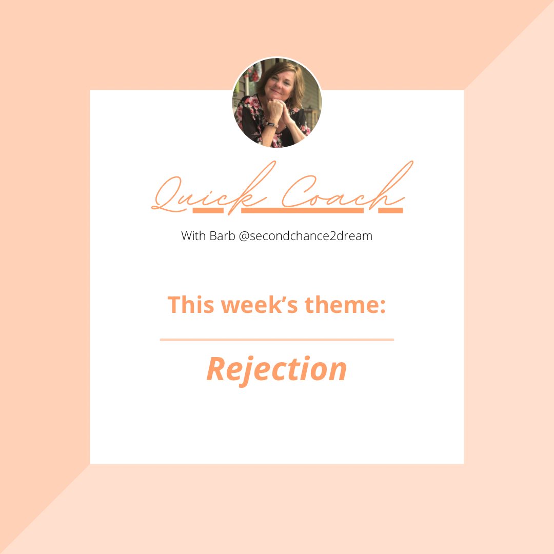bjac68's tweet image. ⏱Quick Coach of the week! 

We’ve all have been rejected or felt rejected before. Know you’re not alone. 💞 
#quickcoach #themeoftheweek #rejection #dealingwithrejection #secondchancetodream #selfwork #dothework #askgod #lifecoachingtips #lifecoachingforwomen #christianlifecoach