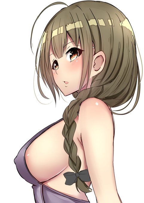 横から見た千雪さん 