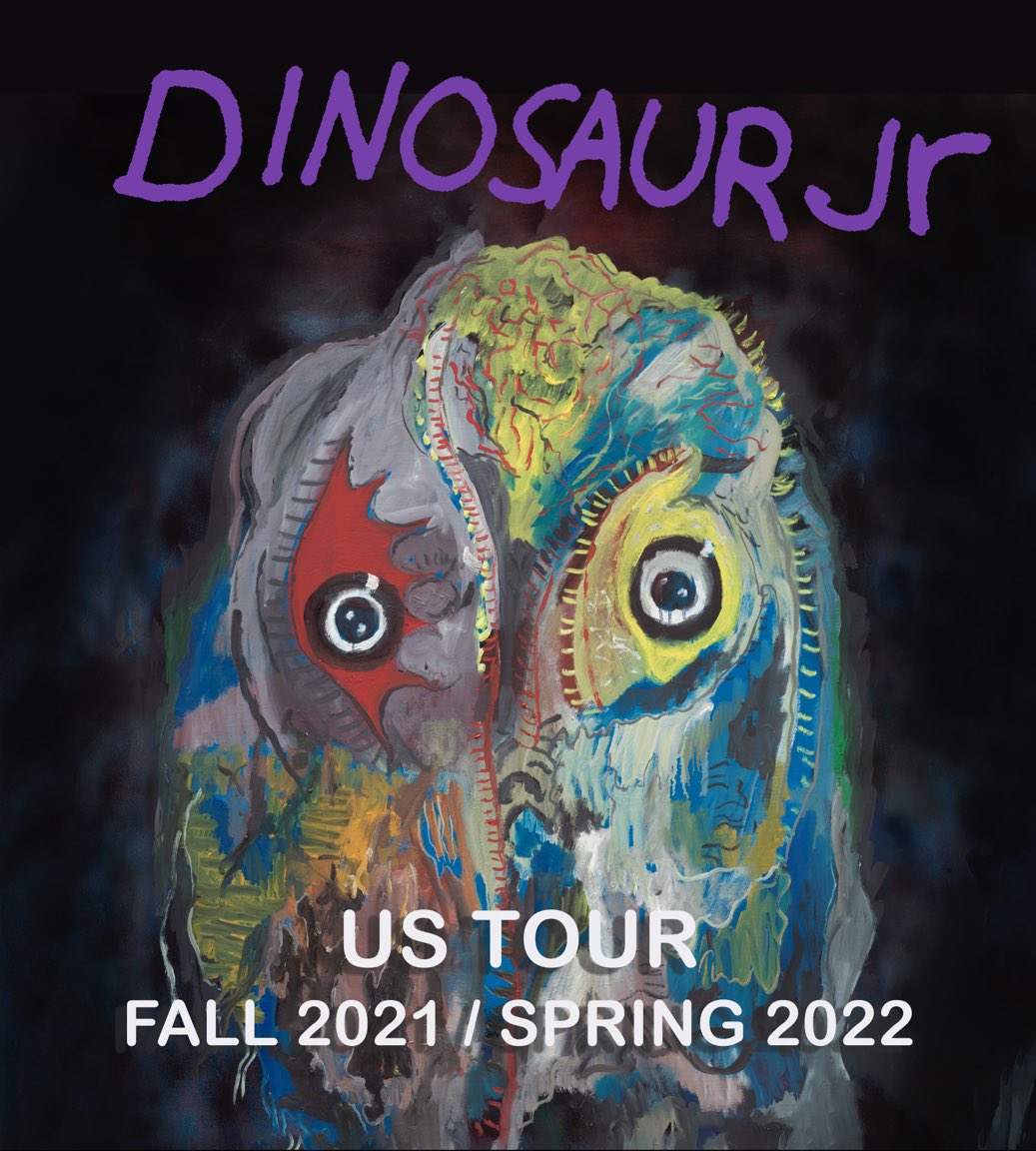 JUST ANNOUNCED: Dinosaur Jr. North American tour and rescheduled dates for Camp Fuzz. 
Pre-sale tickets for most tour dates are available today at noon EST w/ passcode “sweepit”. General onsale Fri, March 19th @ 10am local time. dinosaurjr.com/tour for tickets &amp; more info