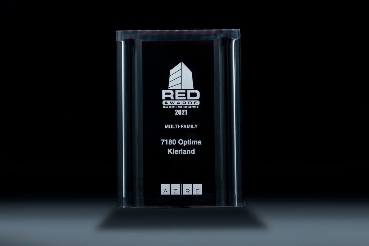 AZBigMedia's tweet photo. The winner for Best Multifamily Project of the Year is 7180 Optima Kierland! 

Developer, General Contractor and Architect Optima, Inc. CONGRATULATIONS! 

#REDAwards2021 #commercialrealestate #AZBigMedia #MultiFamilyProject #OptimaInc https://t.co/1m8PyMRq4C