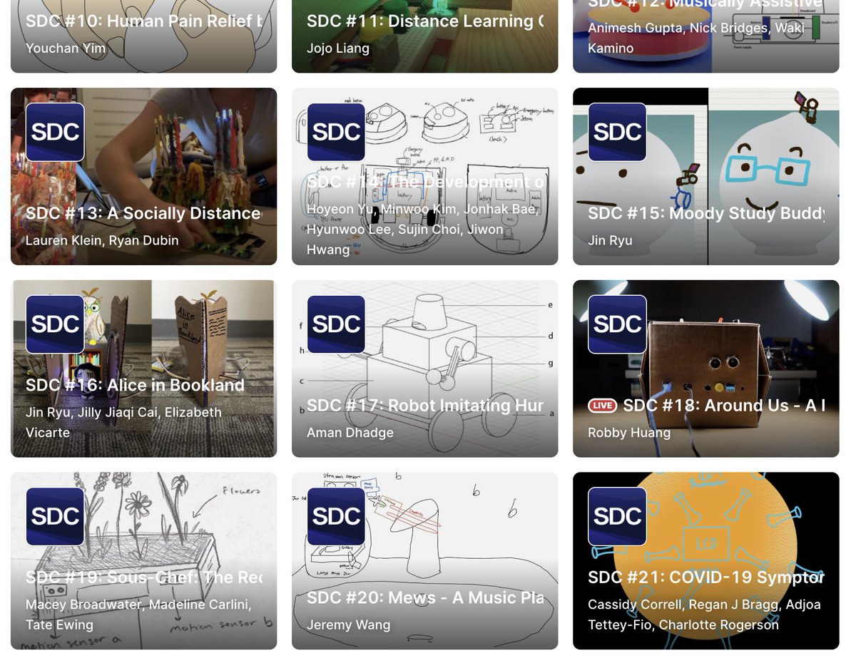 today is the day 🔥 if you are attending <a href="/HRI_2021/">HRI 2021</a> I invite you to stop by the Student-Design Competition (SDC) booths. you will be amazed by the projects that students created, and maybe you will remember why YOU started in #HRI 🙃 The session will start soon! @skadge