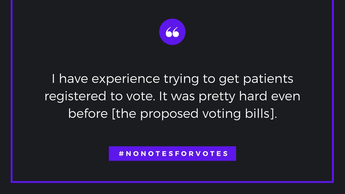 hstat_emory's tweet photo. Words from a physician. We need laws that make voting more accessible. Not less accessible. #gapol #NoNotesforVotes #Protectthevotega https://t.co/r2In9W7Xa0
