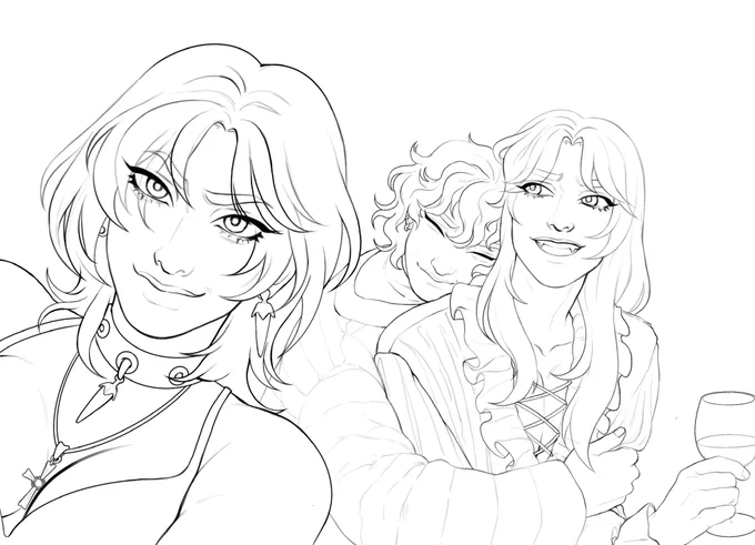 taking a selfie with her boyfriends :) 
