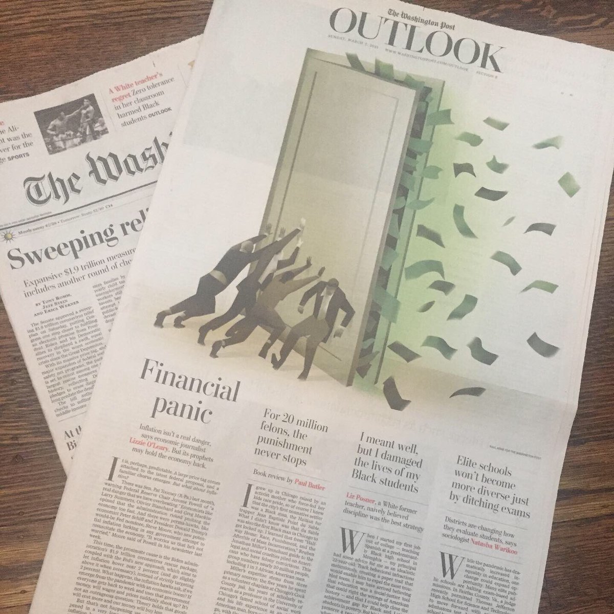 elizpos's tweet photo. I was stunned, proud and a little terrified to see my essay published as a cover story at @washingtonpost this weekend. I struggled to write this for a long time, after a lot of reflection on my impact in classroom. In the end, I think this story needed to be told. https://t.co/UJ59ENTNuB