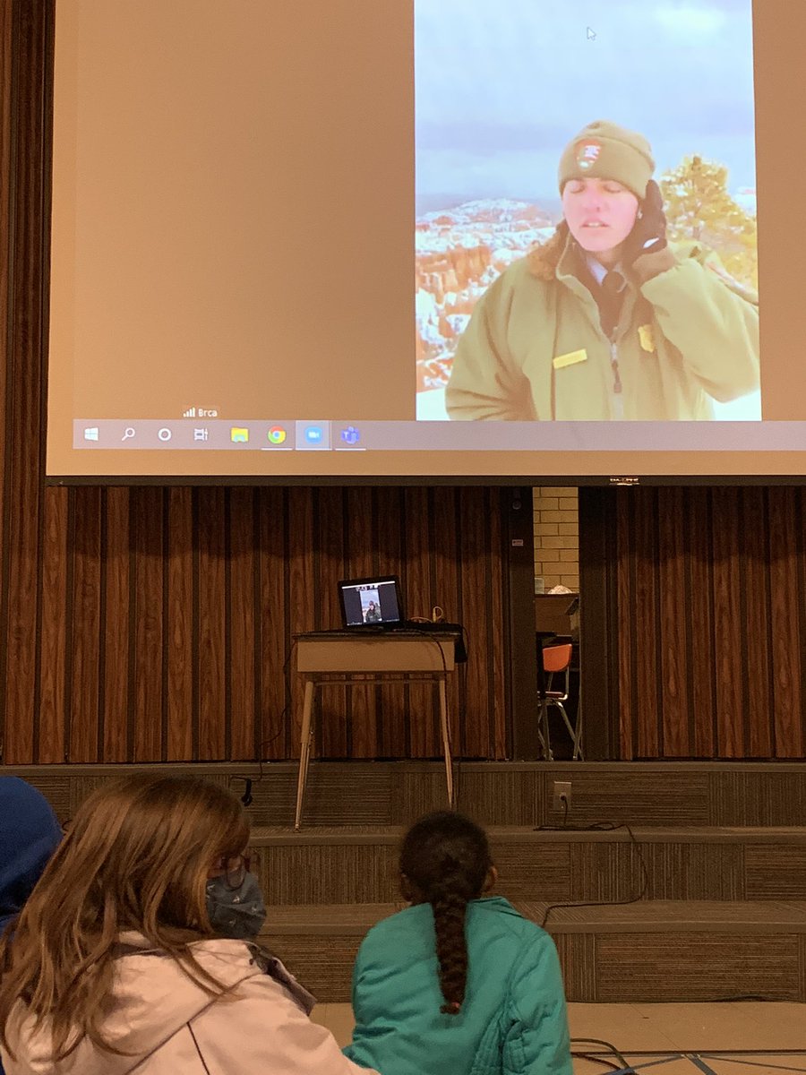 randysfox's tweet photo. Bryce Canyon virtual field trip for our 2nd graders today. Now that’s learning about weathering! @HunterElem @GraniteSchools @GraniteEdTech #GSDDTL https://t.co/bomR94wY10