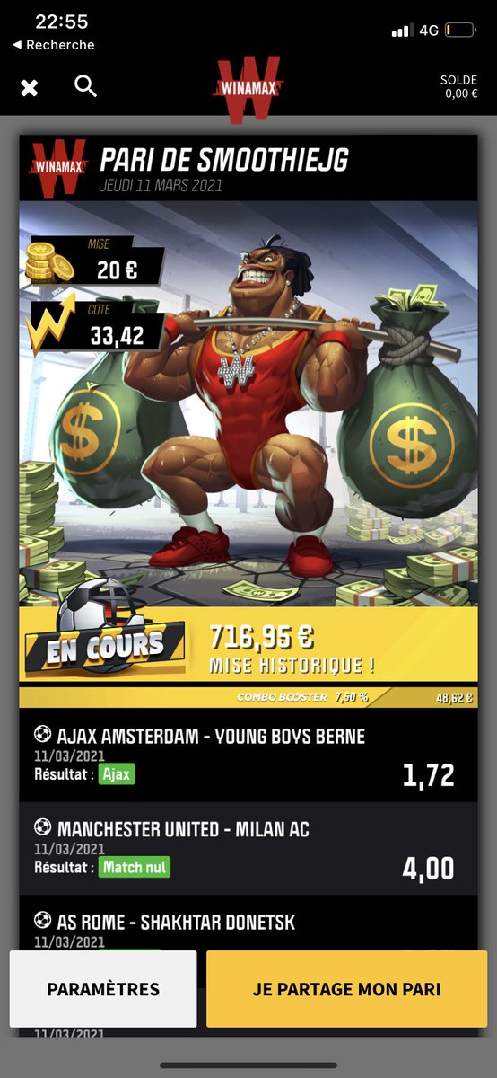 dabididab's tweet photo. @WinamaxSport c’est quand vous validez mon ticket là ça va faire 30min https://t.co/ymPDUzhMYx