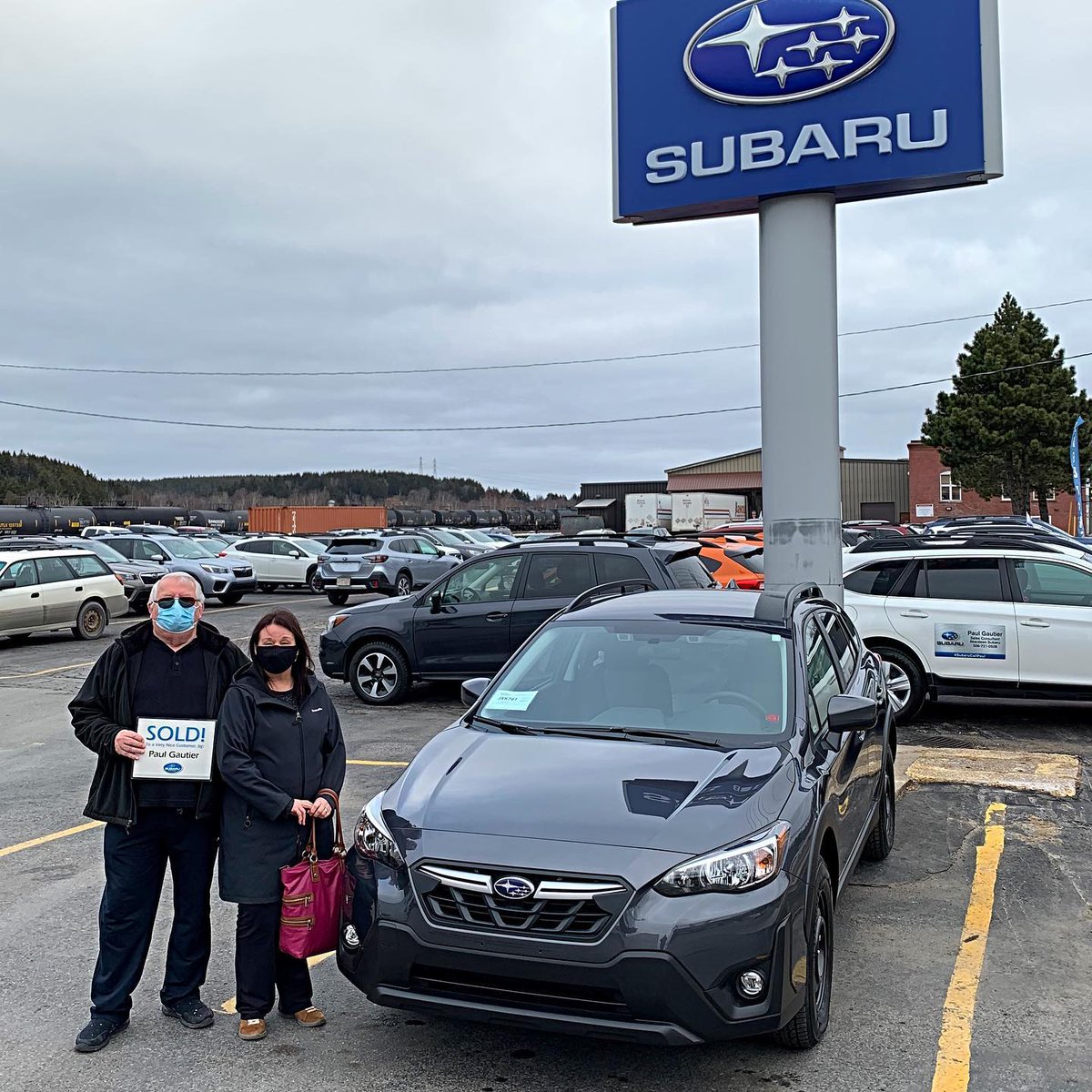 Paul Gautier, Sales Consultant at Aberdeen Subaru would like to welcome Joe and Peggy to the Subaru Family with their 2021 Touring Crosstrek!
Thank you for your business!

#subarucallpaul #saintjohn #subaru #crosstrek #subarufamily #capturetheadventure