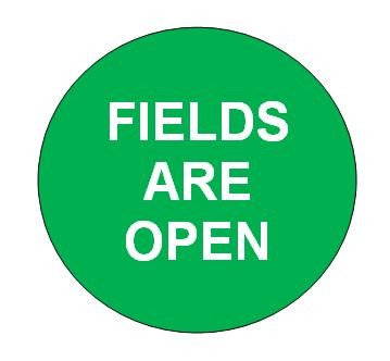 WestYLLL's tweet photo. THURS 3/11/2021 2:26 PM - Fields are open, but the bullpen is closed due to standing water. https://t.co/XTf27spM1m