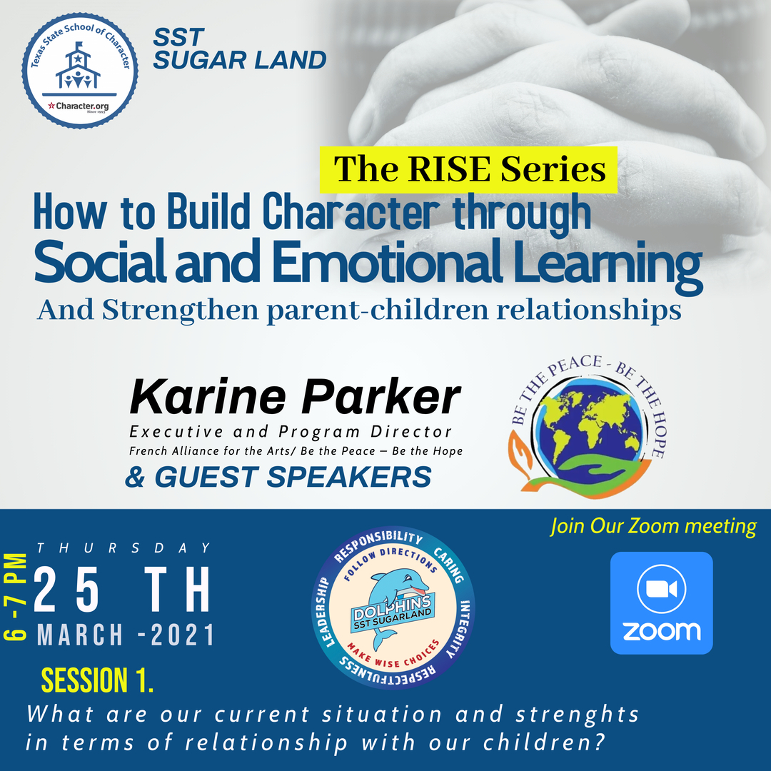 SstSugar's tweet photo. Get ready!
SST Sugar Land presents online character building training for our parents and educators!
Stay tuned! https://t.co/4lXx6gUFph