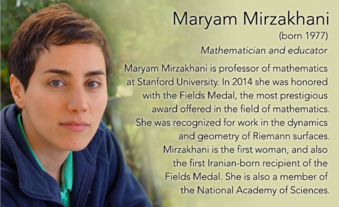 Told my students the story of the Fields Medal and one of my fave mathematicians today for my #WomensHistoryMonth spotlight! Sparked an unplanned convo about the history of math and their interests have me thinking about who I want to spotlight next week! #RepresentationMatters