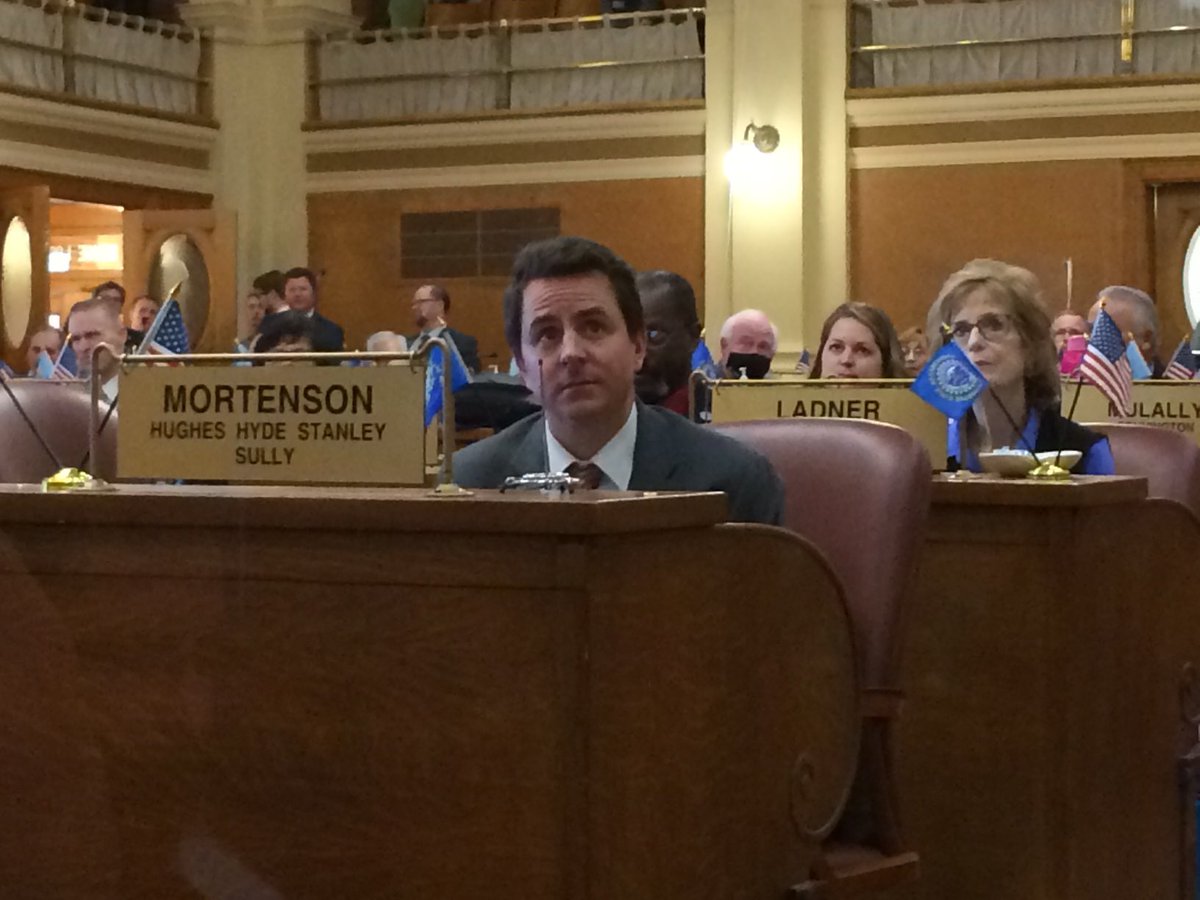 Will Mortenson studied House vote board after South Dakota representatives okayed state government’s budget for the coming year that starts July 1. It was the final vote of the main run of 2021 session. Lawmakers are set to return March 29 for any vetoes. ⁦<a href="/keloland/">KELOLAND News</a>⁩