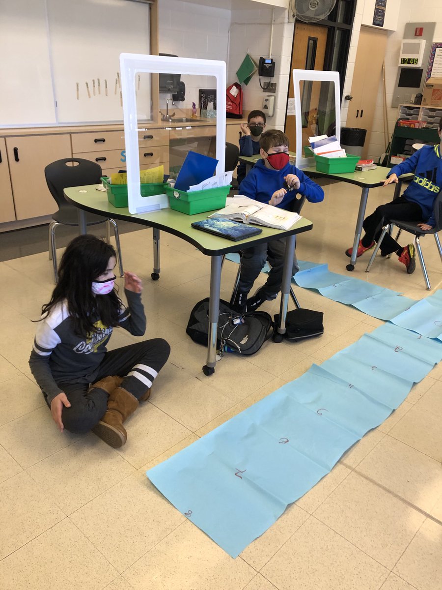 Learning about graphing with socially distanced coordinate grids #kip109 #engage109