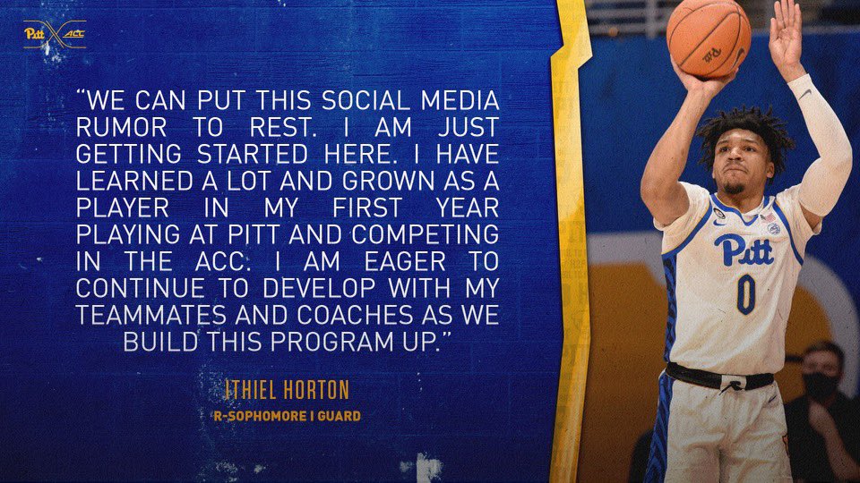 Pitt_MBB's tweet image. Just getting started.