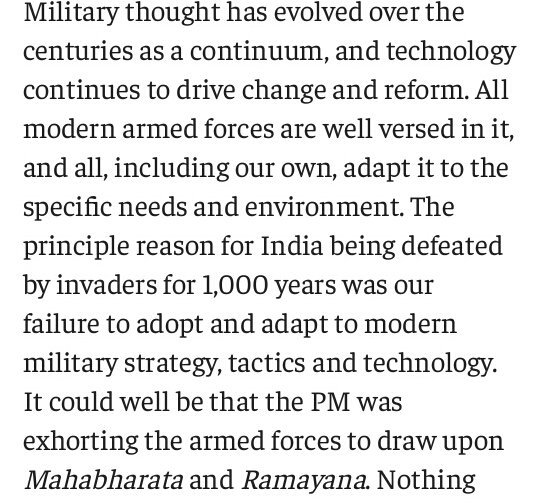 repeeter's tweet photo. @manaman_chhina Confusing?

Why do U limit to only #Ramayana &amp; #Mahabharata? Why not include #GuruGranthSahib also?

Why talk of 1000-yr of defeats? Why not 4000-yr?

On one side @rwac48 wants #IndianMilitary to  embrace change - but not if they are proposed #NaMo?

https://t.co/boobTHSv09 https://t.co/kfBgCJDEqf