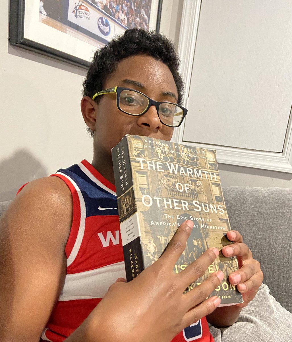 I finished <a href="/Isabelwilkerson/">Isabel Wilkerson</a>’s The Warmth of Other Suns. I used to only like military history 📚, but now I like cultural hist; this is a good 📖. At the end I wished I knew more about how the author met the people she wrote about. All the stories were good but RJPF’s was my fav.