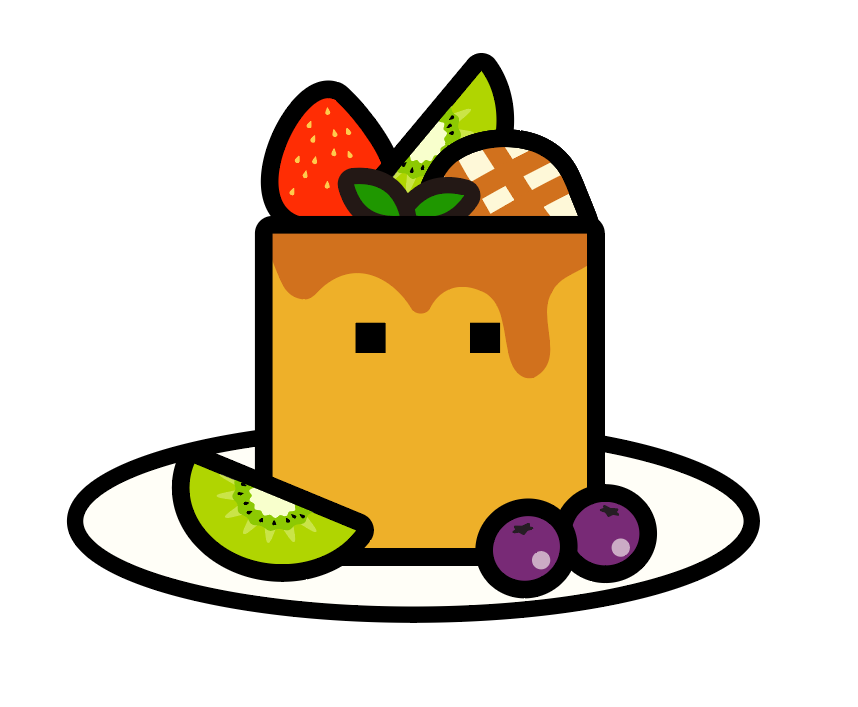 「今日は「スイーツの日」
#スイーツの日 #今日は何の日 #ハコボーイ #キュービ」|【ハコボーイ！公式】キュービィの部屋！のイラスト