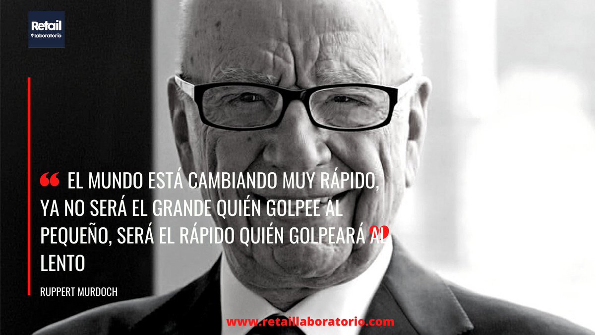RetailLaborator's tweet image. Hoy está de cumpleaños Rupert Murdoch, y cumple nada más y nada menos que 90 años. Murdoch construyó un imperio de las comunicaciones, entre ellas la cadena FOX, y el poderoso Wall Street Journal. Lo celebramos con esta frase, muy real en estos tiempos.

◻️retaillaboratorio.com