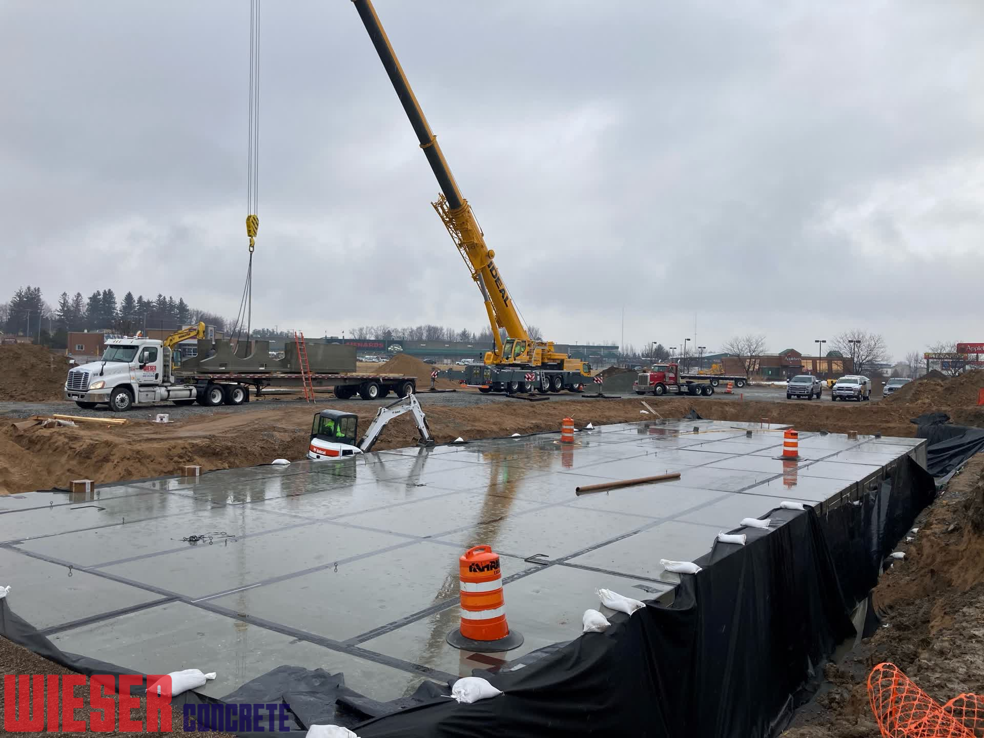 Wieser Concrete on Twitter "Rain or shine! This newly installed