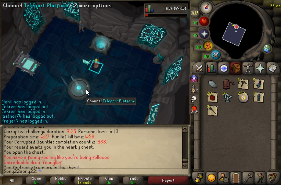 Sony22sony22's tweet photo. Pet #13. I kinda enjoyed this grind. Too bad I didnt get blade, i'll have to come back here at one point for collection log and pbs https://t.co/jUUCeIKTj9