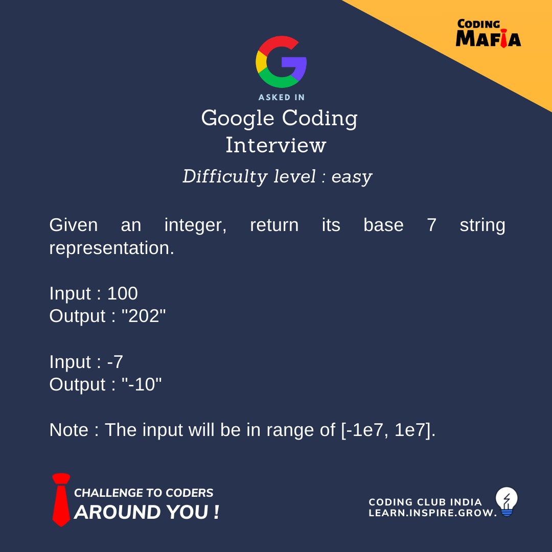 sofibilal193's tweet image. Anyone?
..

#googlecoding
#interview 
#Coding 
#100DaysOfCode