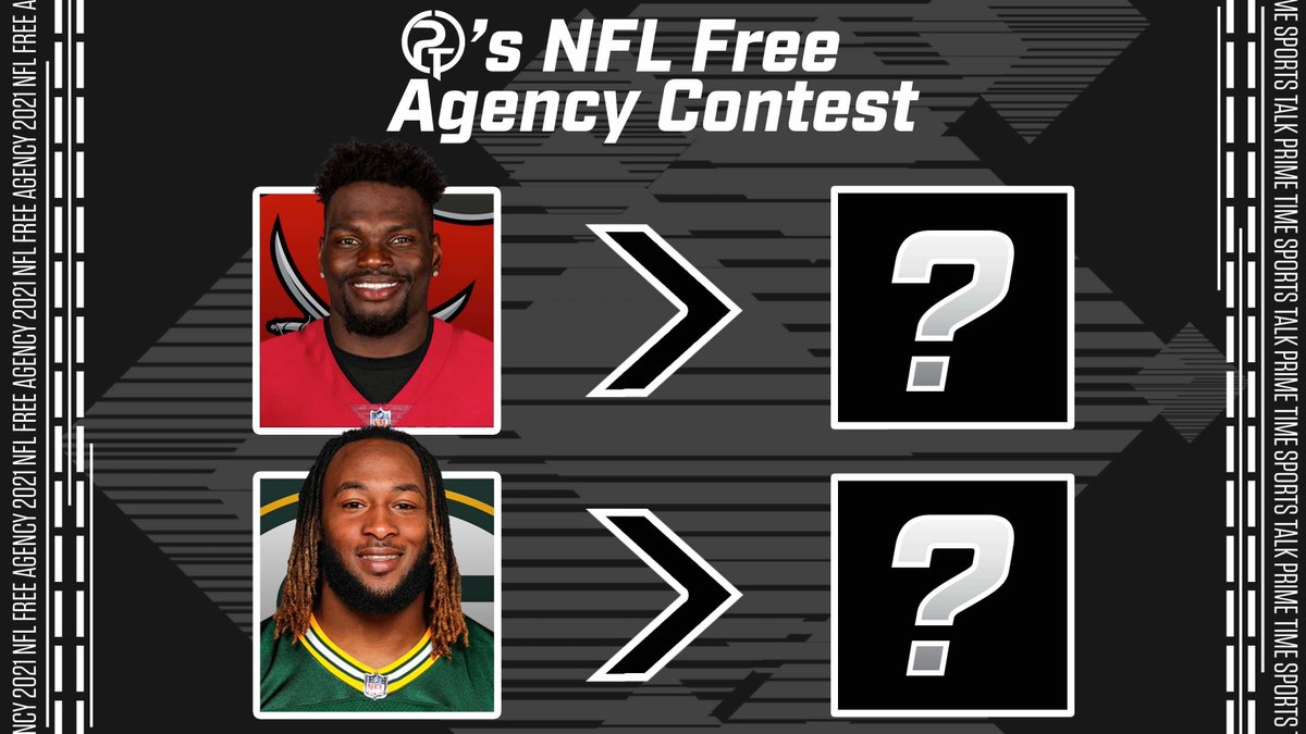 TalkPrimeTime's tweet photo. 🏈 WHO WANTS TO WIN BIG? 🏈

Enter our 2021 NFL Free Agency contest for a chance to win a $25 VISA gift card.

* RT this tweet
* Follow @TalkPrimeTime
* Tag 2 friends
* Predict landing spots for the top 15 FAs

Rules + enter at the link below!

⭐️ https://t.co/huOdLEIFfU ⭐️ https://t.co/Ed112mK5Xu