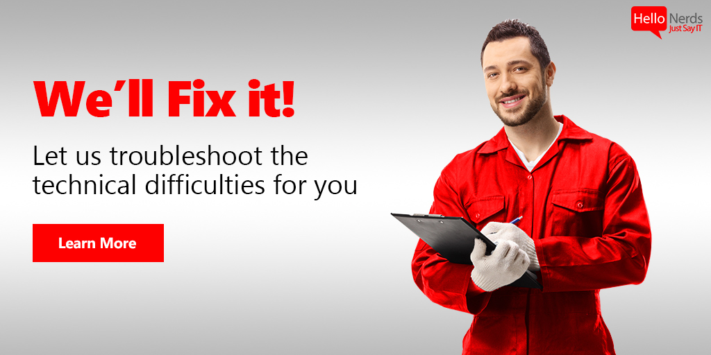 hellonerdsca's tweet photo. Tech issues can occur but they should not disrupt your business. Connect with us to get online &amp; doorstep #techservices for all your gadgets &amp; devices.

Learn more: https://t.co/aP5anucBkl

#techsupport #itsupport #remotesupport #itservices #techlife #techcompany #HelloNerds https://t.co/P7WKcAmhdn