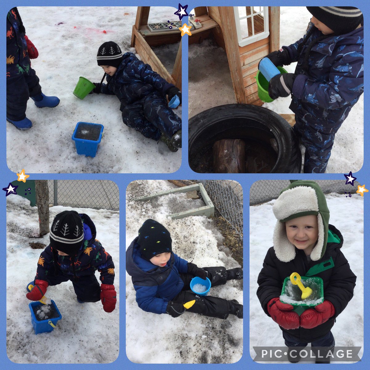 JacksonTrails's tweet photo. All this warm weather has the preschoolers loving all the slush and water in our yard! #springisintheair #slushsoup #JTELC #occcc https://t.co/LQvKFYGGw7