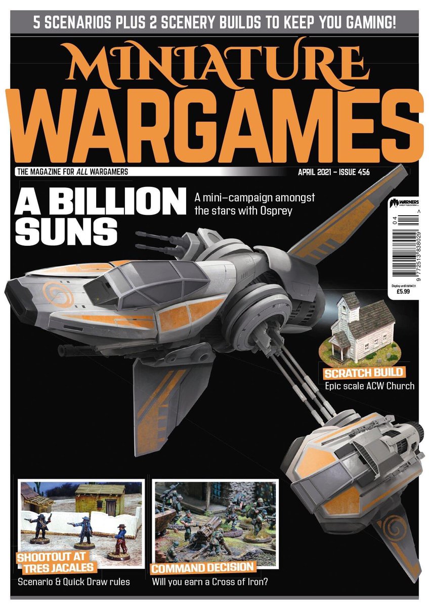 aquestingvole's tweet photo. In this months issue @MiniatureWG youโll find the second part of my piece on wargaming the adventures of @LynnBry29527024โs literary heroes. It includes a scenario for #sharpepractice by @TooFatLardies, a brief history of the 110th Foot and #sharpepractice stats for the heroes. https://t.co/QFJEciJUGr