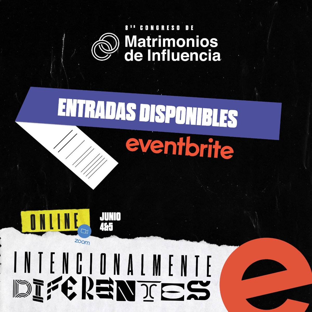 Ya puedes inscribirte en el 8vo Congreso De Matrimonios De Influencia en Buenos Aires a través de Eventbrite. 
Ingresando en este link: bit.ly/3kUYEWx obtendrás toda la info para la inscripción !
Matrimonios De Influencia
info@matrimoniosdeinfluencia.com