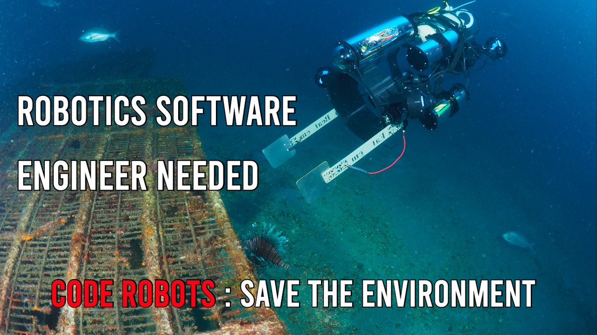 RobotsISE's tweet image. Develop robots in support of solving environmental challenges? As a Robotics Software Engineer, you will lead the development of our code infrastructure and support the creation of robotics to save the environment. linkedin.com/jobs/view/2453…
#softwareengineer #joboppurtunities