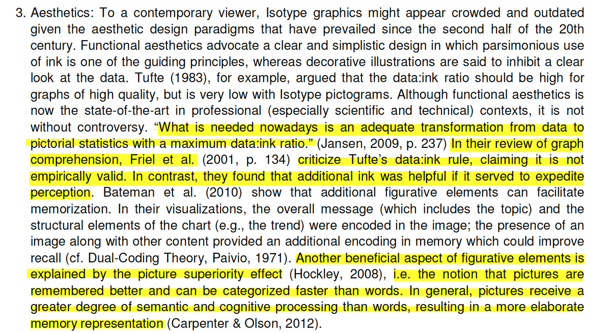 JasonForrest (@jasonforrestftw) on Twitter photo I really think that <a href="/EdwardTufte/">Edward Tufte</a>'s data-ink-ratio has done more harm than good. It looks like these 4 papers seem to back that up empirically. Can we please stop quoting it as a "rule"? I really think that <a href="/EdwardTufte/">Edward Tufte</a>'s data-ink-ratio has done more harm than good. It looks like these 4 papers seem to back that up empirically. Can we please stop quoting it as a "rule"?